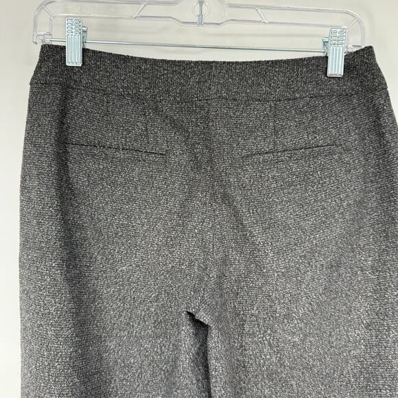 NWT J.Jill Tweed Wool Blend Crop Pants Womens 2P Charcoal Gray Office - Picture 4 of 8